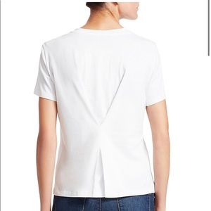 Theory Cinch Back Tee in White
